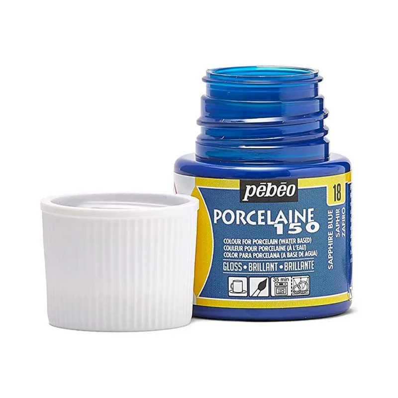 PEBEO - 18 Azul Zafiro Pebeo Porcelaine 150 de 45 ml PEBEO