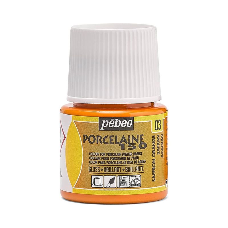 PEBEO - 03 Naranjo Azafran Pebeo Porcelaine 150 de 45 ml PEBEO