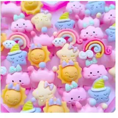 GENERICO - Pack 20 anillos surtidos para niña