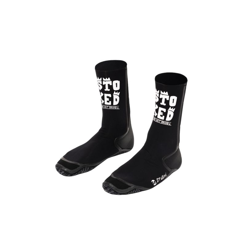 STOKED - Calcetín Neopreno Surf Eco Negro STOKED
