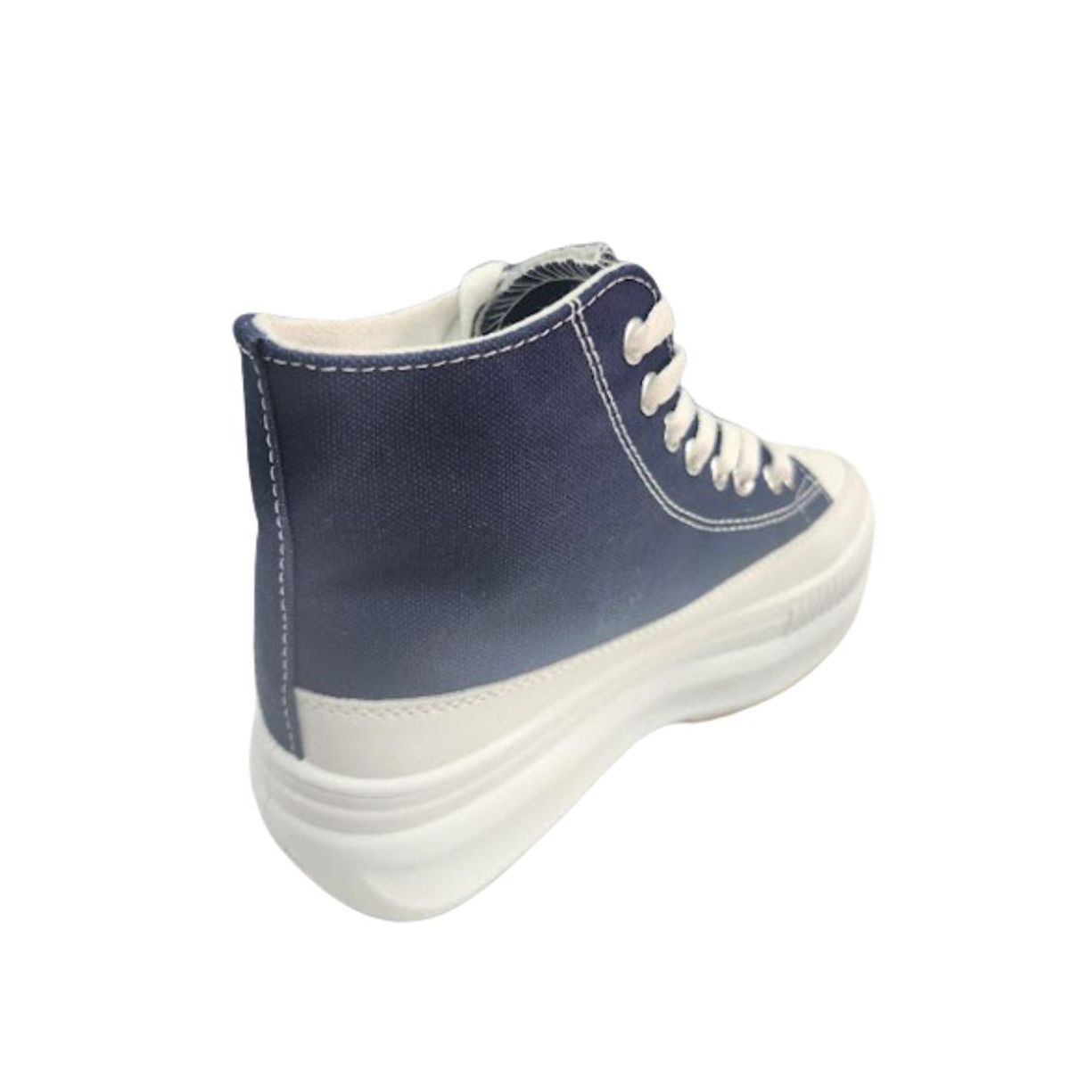 VINNYS OUTLET - Zapatilla Con Plataforma Mujer Azul