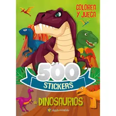 EDITORIAL GUADAL - LIBRO 500 STICKERS DE DINOSAURIOS