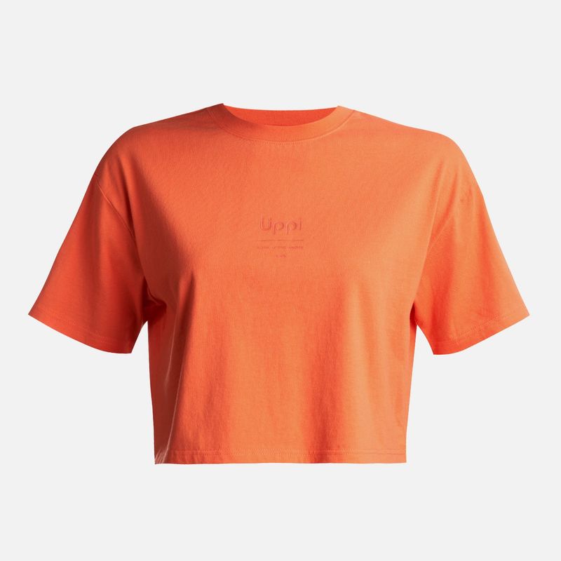 LIPPI - Polera Teen Girl Skyline Crop T-Shirt Salmon Lippi