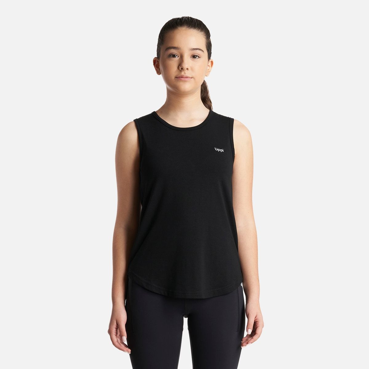 LIPPI - Polera Teen Girl Summit Tank Negro Lippi