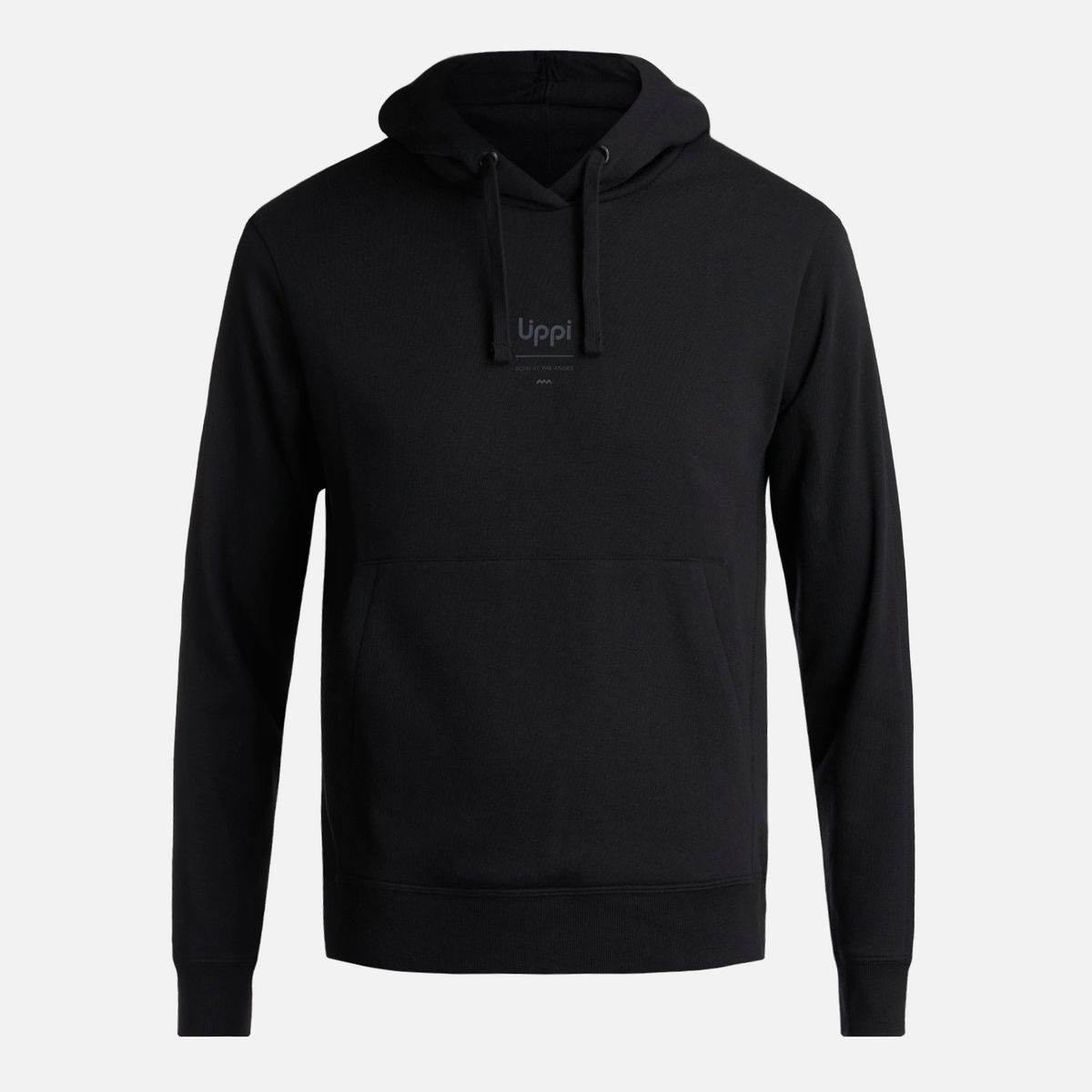 LIPPI - Poleron Teen Boy Ulmo Mid Point Hoody Sweatshirt Negro Lippi