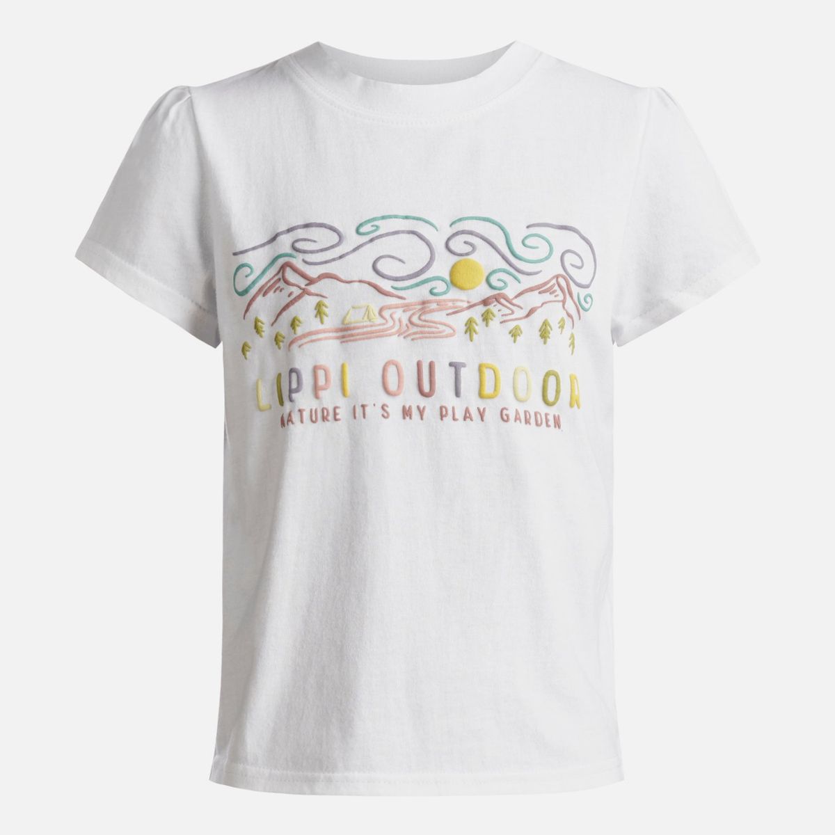 LIPPI - Polera Niña Play Garden T-Shirt Blanco Lippi