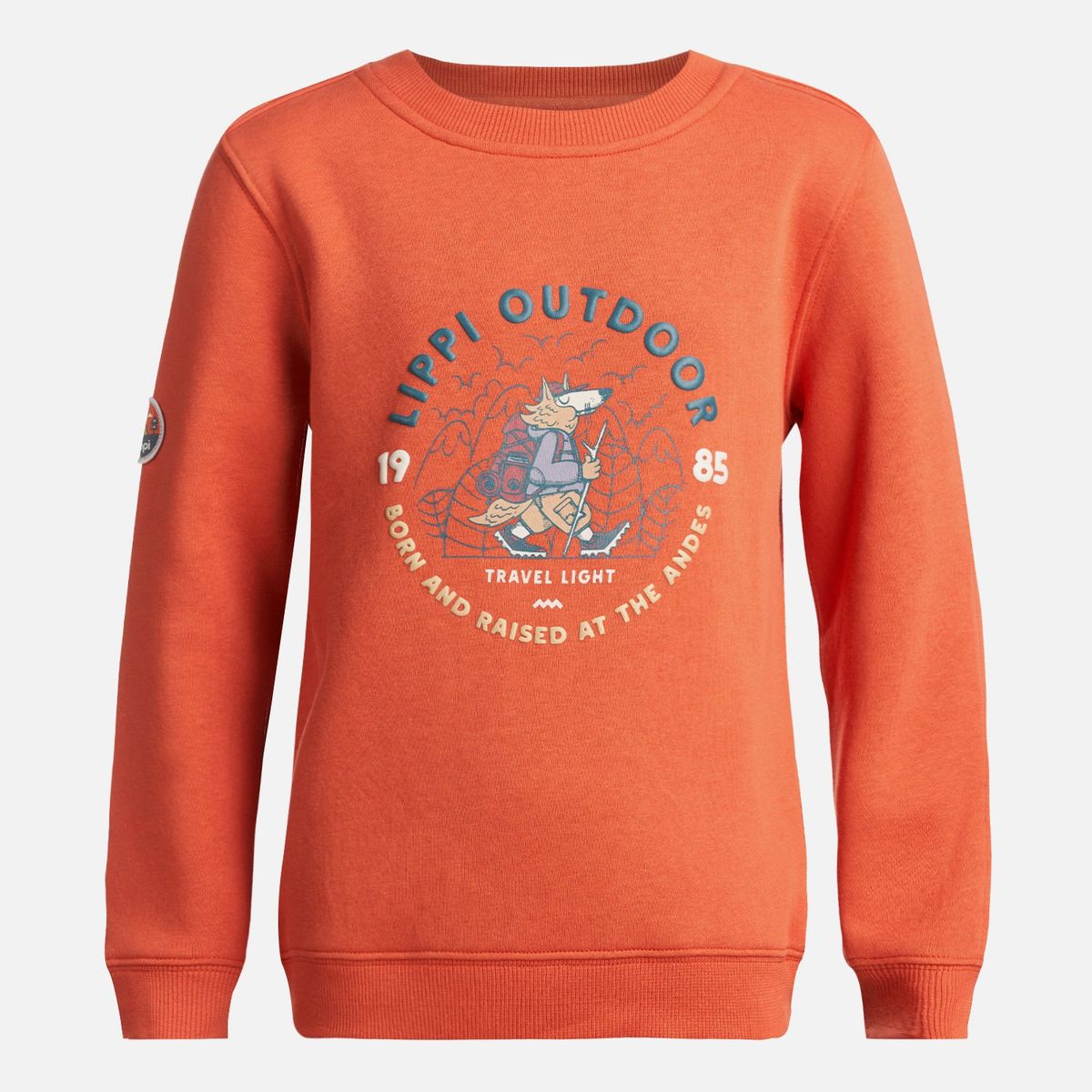 LIPPI - Poleron Niño Insigne Sweatshirt Naranjo Oscuro Lippi