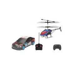 DBLUE - Kit Juego de Carreras Rally Auto y Helicóptero