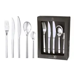 ARTHOME - Set Cuchilleria 30 Piezas Acero Inoxidable CUC17