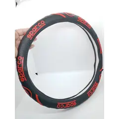 GENERICO - Forro cubre volantes de autos de goma letra sparco pequeña