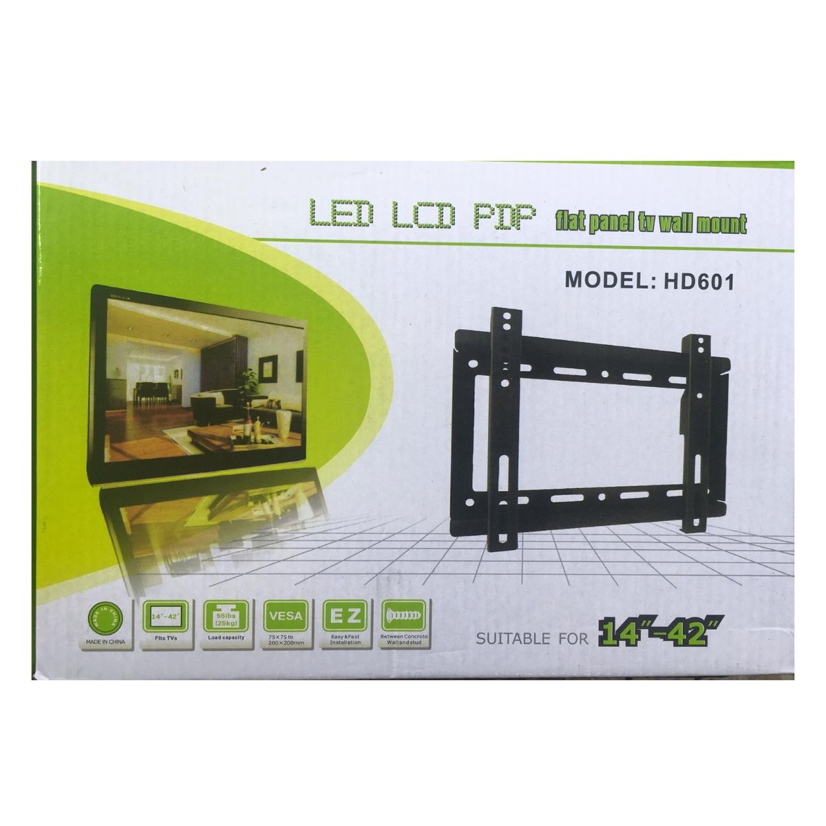 GENERICO - Base Fija para TV 14 a 42 Pulgadas