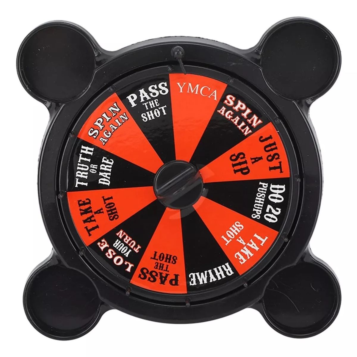 GENERICO - Ruleta De Shots Juego De Bebidas Con Vasos De Vidrio