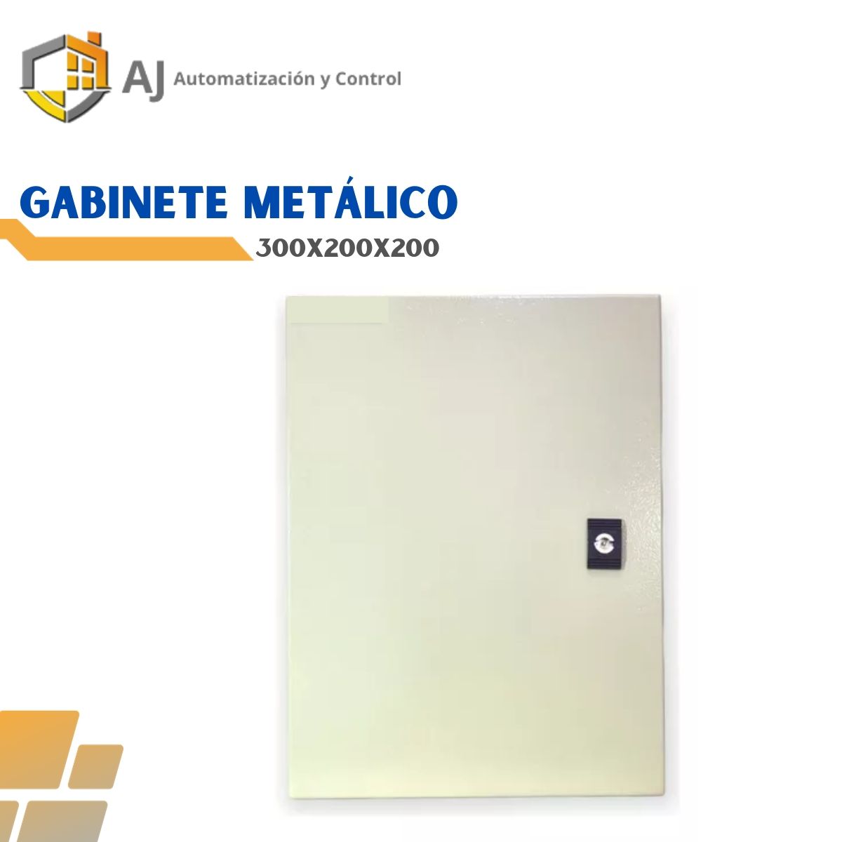 GENERICO - Gabinete Metálico 300x200x200 1 Puerta