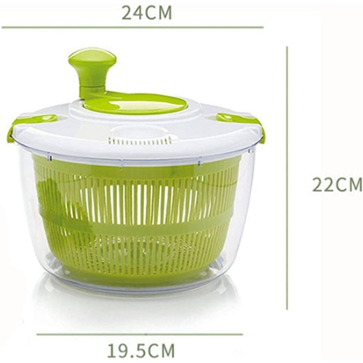 WAKESHOME - Secador Escurridor de Verduras Frutas y Vegetales