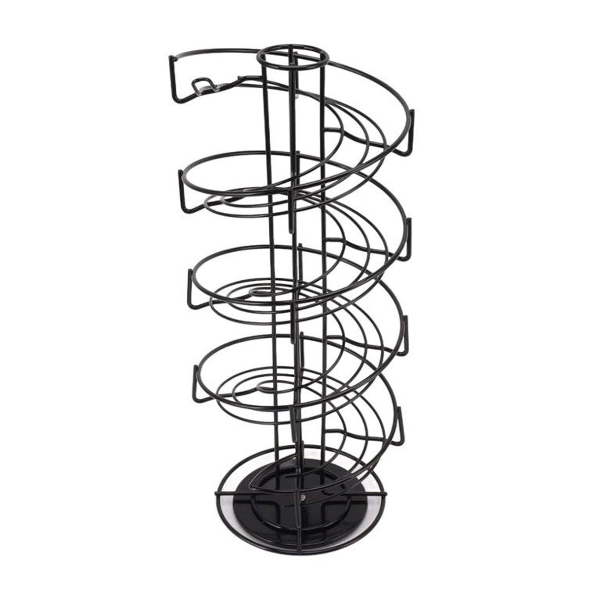 WAKESHOME - Rack de Cocina Espiral Organizador de Huevos Capsulas de Cafe