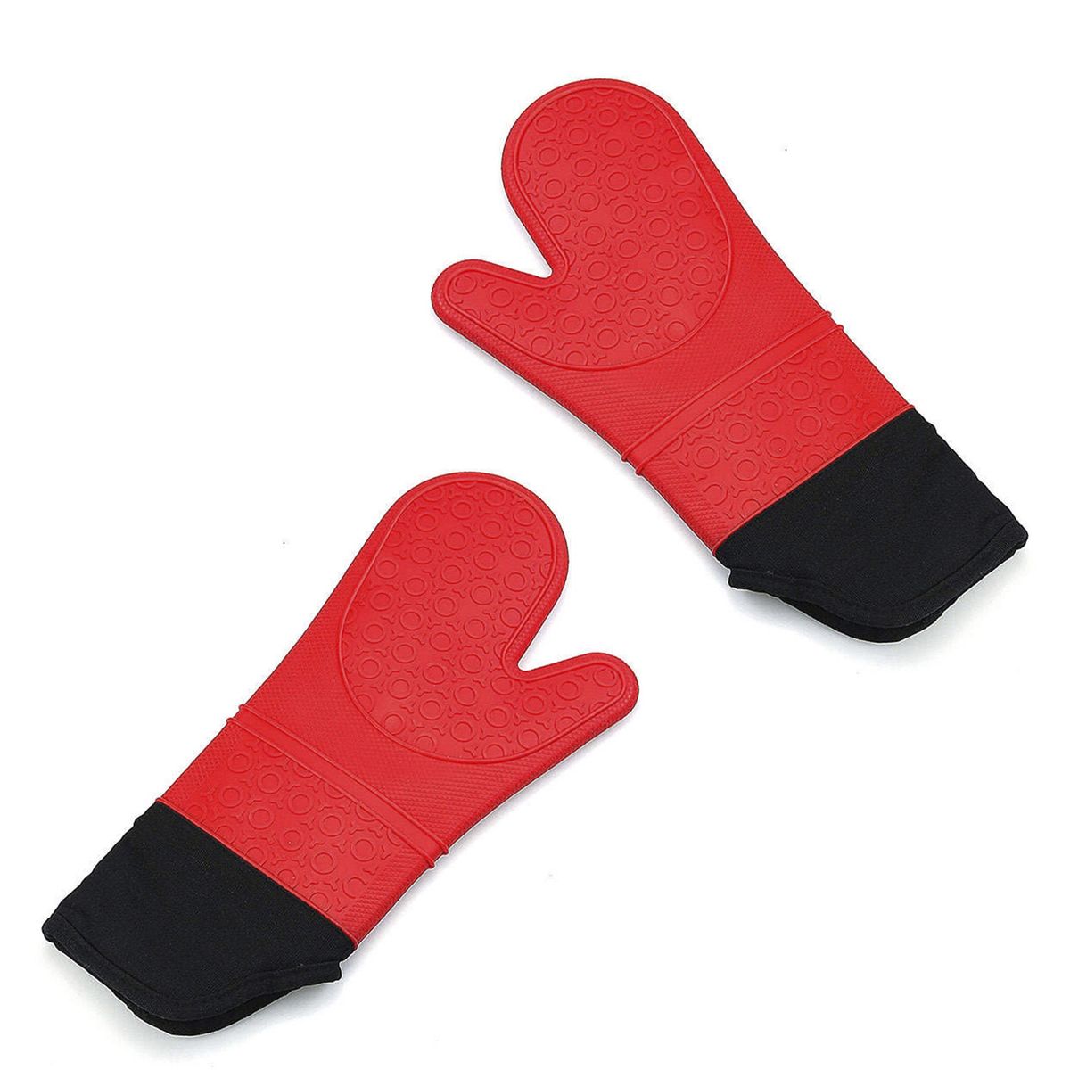 GENERICO - Par Guantes Cocina Silicona Horno Ollas Antideslizante