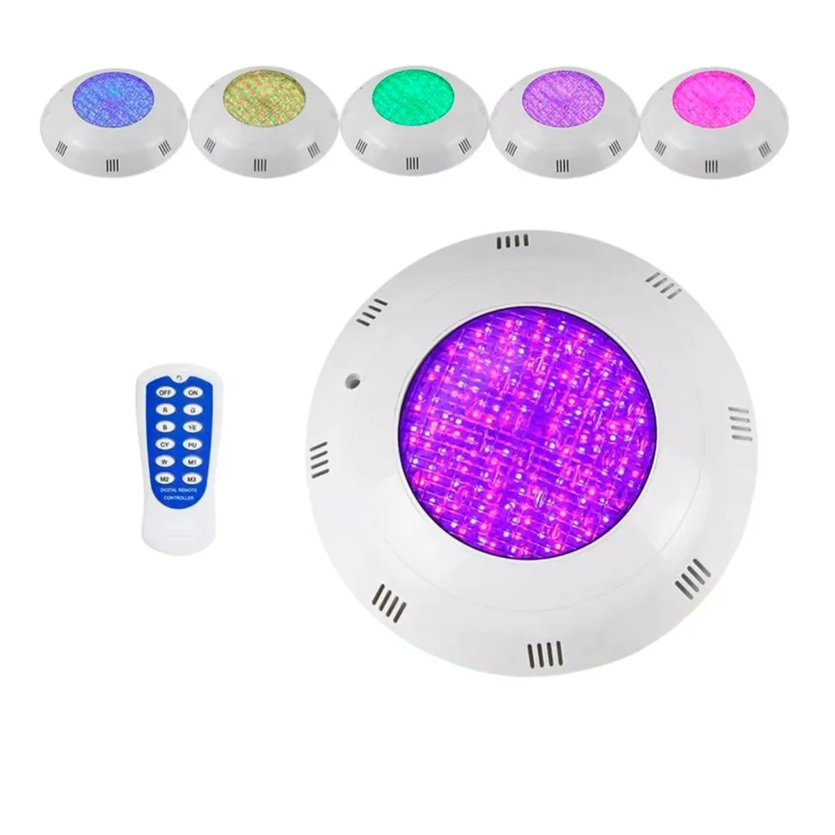 DETODOYMAS - Foco Led Piscina Con Control Remoto 24w Color 12v Rgb DETODOYMAS…