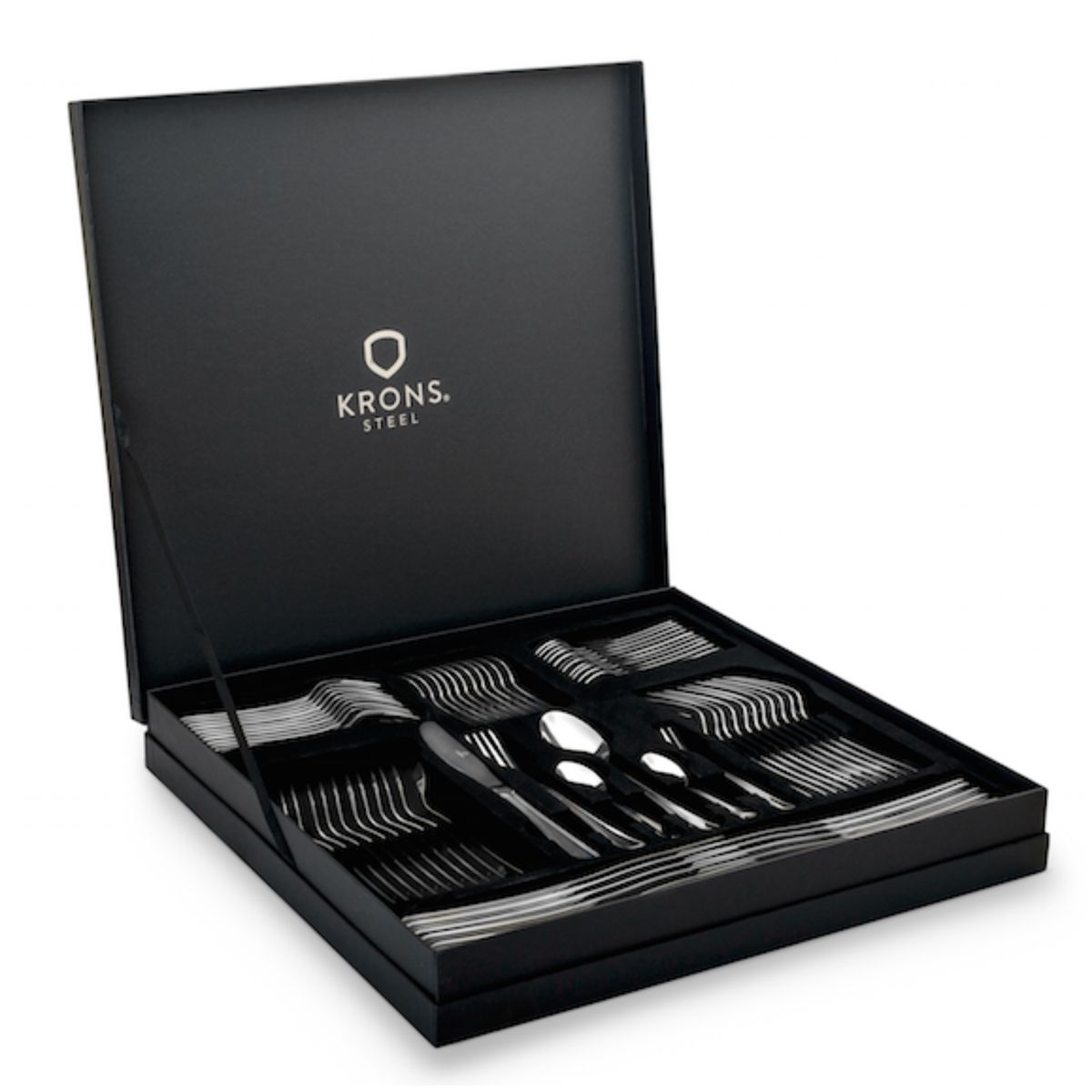 KRONS - Set Cuchillería Cubiertos Acero Inoxidable 72pzas krons