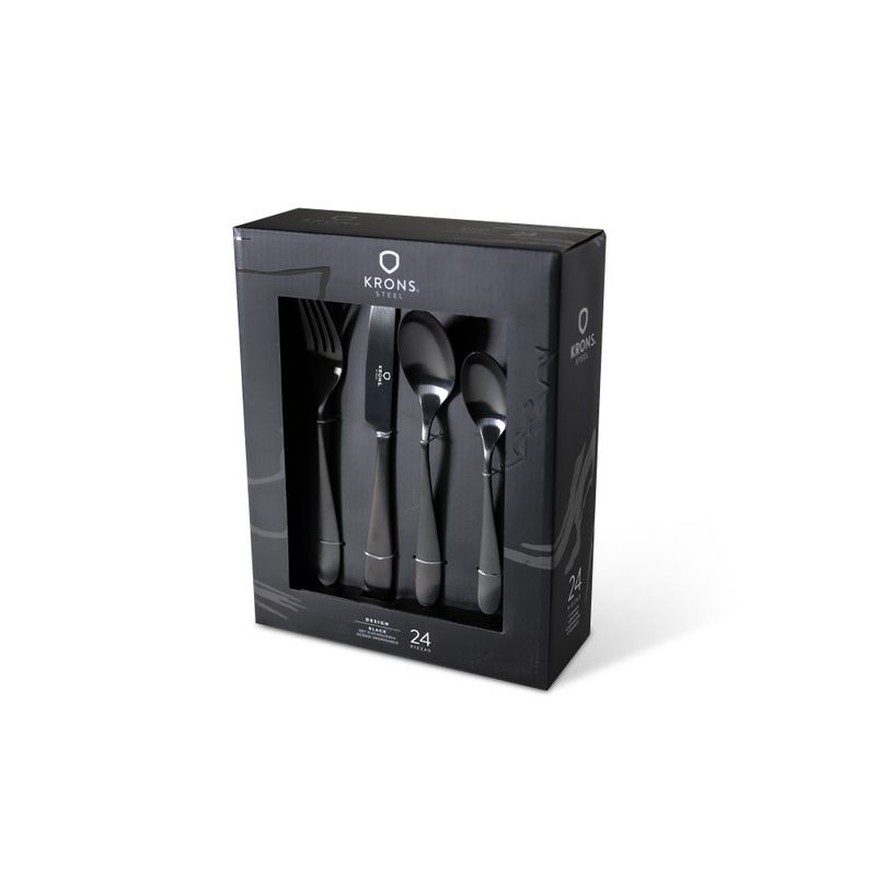 KRONS - Set Cuchillería Black 24 Piezas krons KRONS