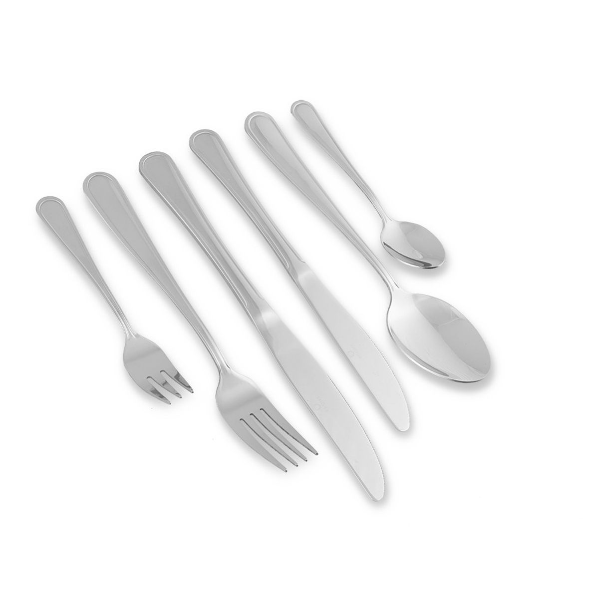 KRONS - Set de Cubiertos Cuchillería Acero Inoxidable 45Pzas krons