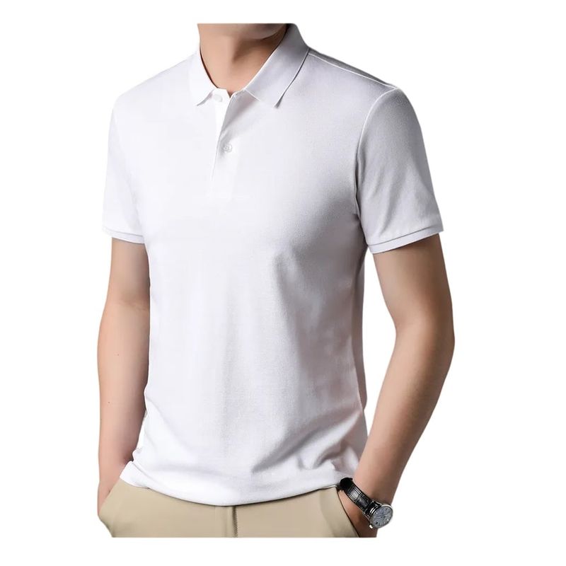 GARSIL - Polera Pique Para Hombre De Mangas Cortas