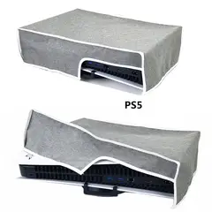 GENERICO - Funda Antipolvo - PS5 Slim - Horizontal Color Gris
