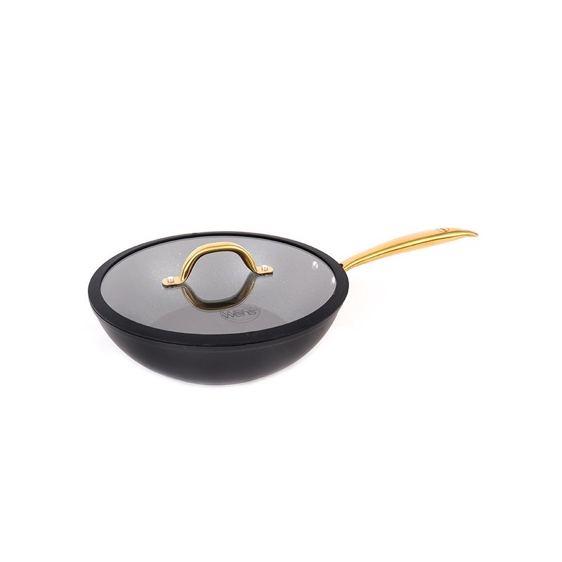 WENS - Wok Con Tapa 28 Cm, Golden Series Wens WENS