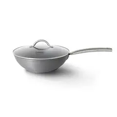 WENS - Wok Con Tapa 28 Cm, Hard Anodized