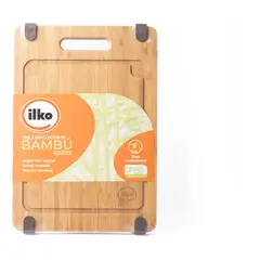 ILKO - Tabla Cortar Bambú Natural Mediana Design