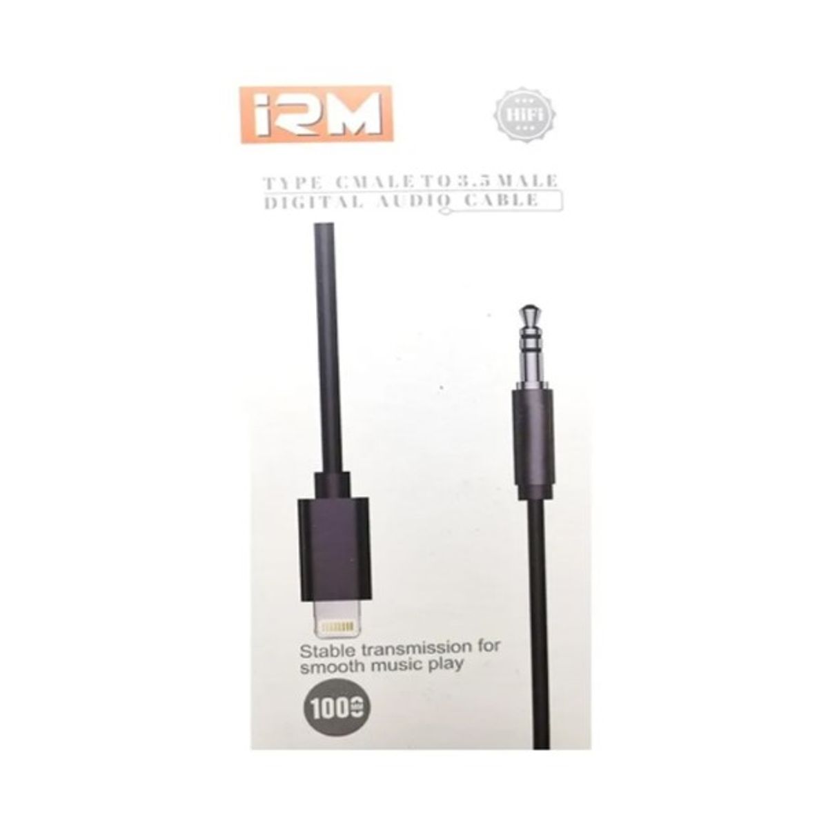 IRM - Cable De Audio Lightning Celular Usb Lightning A Jack 35mm
