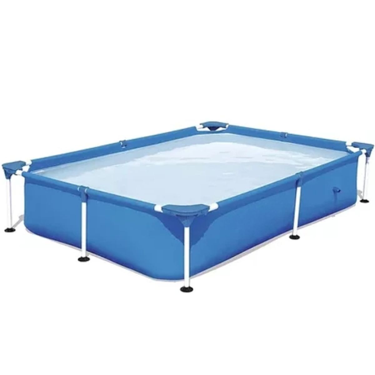 GENERICO - Piscina Estructural Rectangular Con Capacidad De 3300 Litros Azul