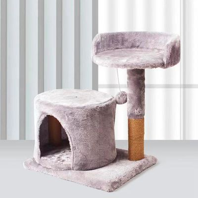 Imagen 2 del producto Rascador de Gatos 2 Niveles + Casita MD-01