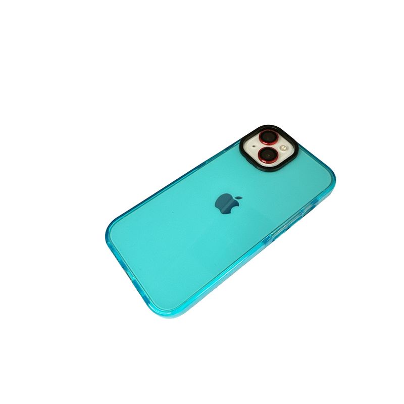 JOIGO - Carcasa Para iPhone 15 Pro Max Fluor Celeste