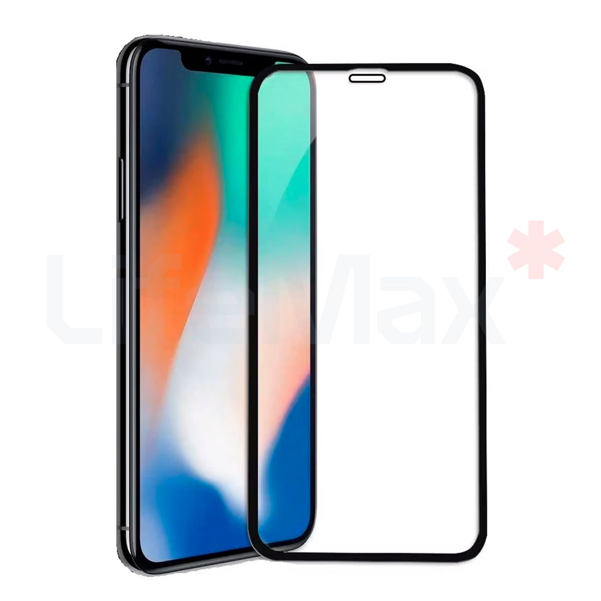 GENERICO - Lamina de Vidrio Templado Completa Compatible Iphone XS Max