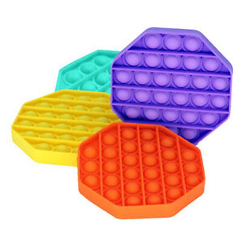 SM - Juguete Pop It AntiEstres Fidget Hexagonal PACK 6 SM