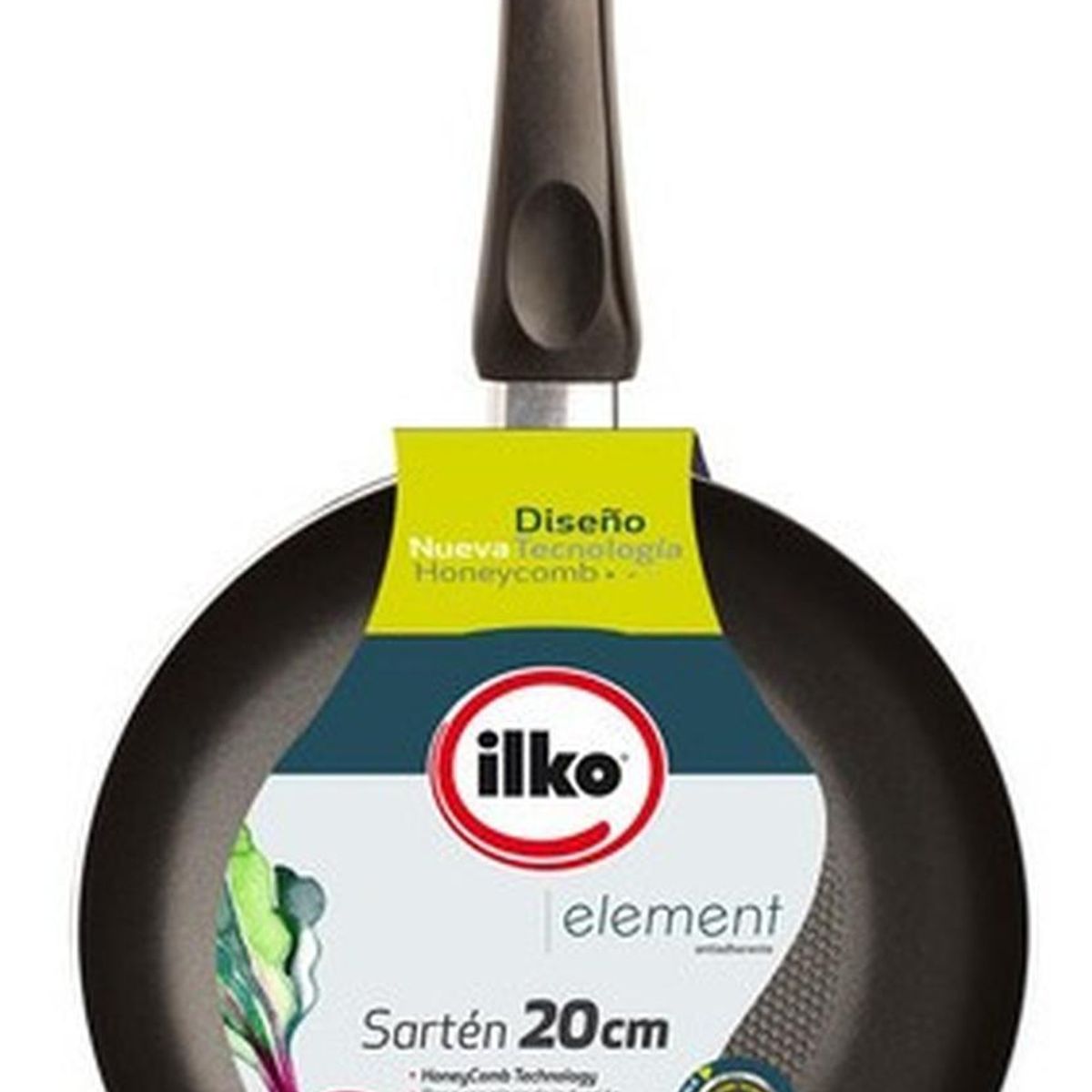 ILKO - Sartén 20 Cm Antiadherente Element Design Ilko
