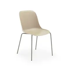 ROCA NEGRA - Silla Shell M de polipropileno reforzado con fibra de vidrio color Beige