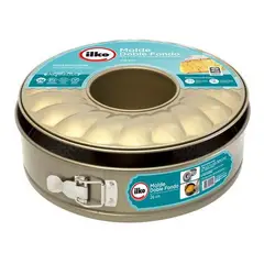 ILKO - Molde Redondo Doble Fondo 26 Cm Antiadherente Gold