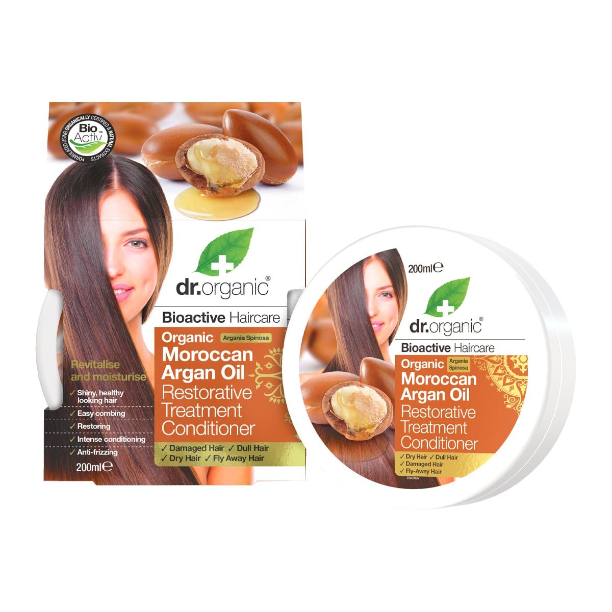 DR ORGANIC - Tratamiento Restauracion Capilar Argan (200ml)