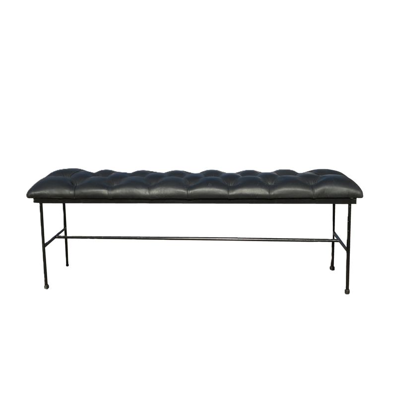 ALMORE - BANQUETA FID NEGRA 100 CUERO