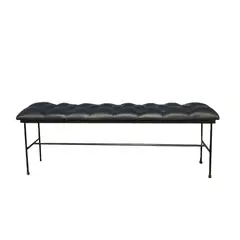 ALMORE - BANQUETA FID NEGRA 100 CUERO