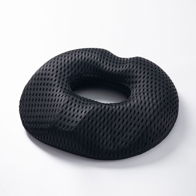 GENERICO - Cojin Picarón Ortopédico Antiescaras Lavable Funda Removible Negro