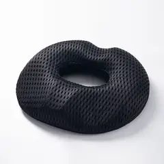 GENERICO - Cojin Picarón Ortopédico Antiescaras Lavable Funda Removible Negro