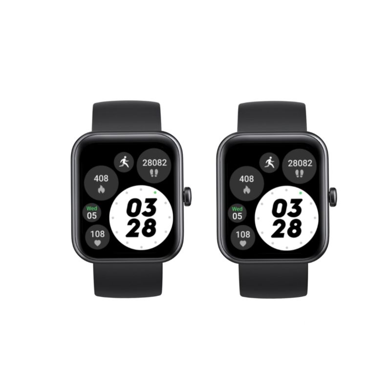 LHOTSE - Pack 2 Smartwatch Live mini 206 Black Lhotse