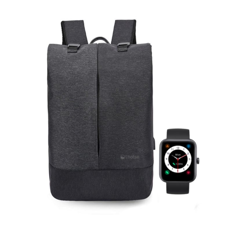 LHOTSE - Pack Smartwatch Live 206 Black + Mochila Antirrobo Lhotse
