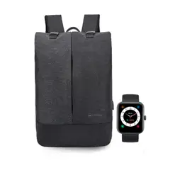 LHOTSE - Pack Smartwatch Live 206 Black + Mochila Antirrobo