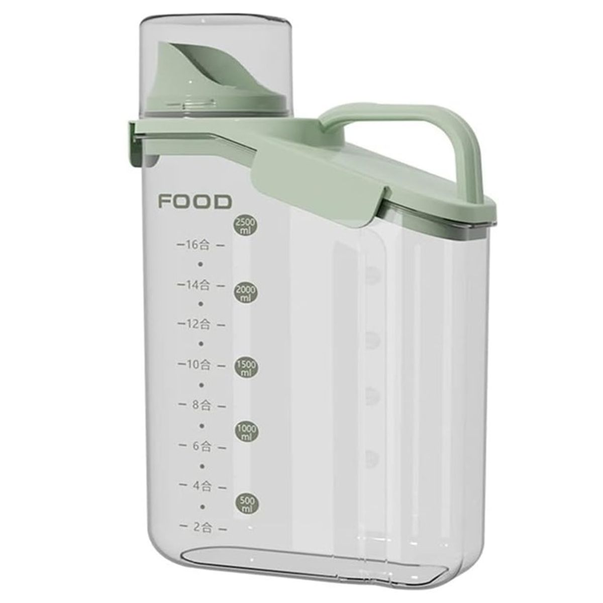 WAKESHOME - Contenedor Hermético de almacenamiento de Alimentos Secos y Líquidos