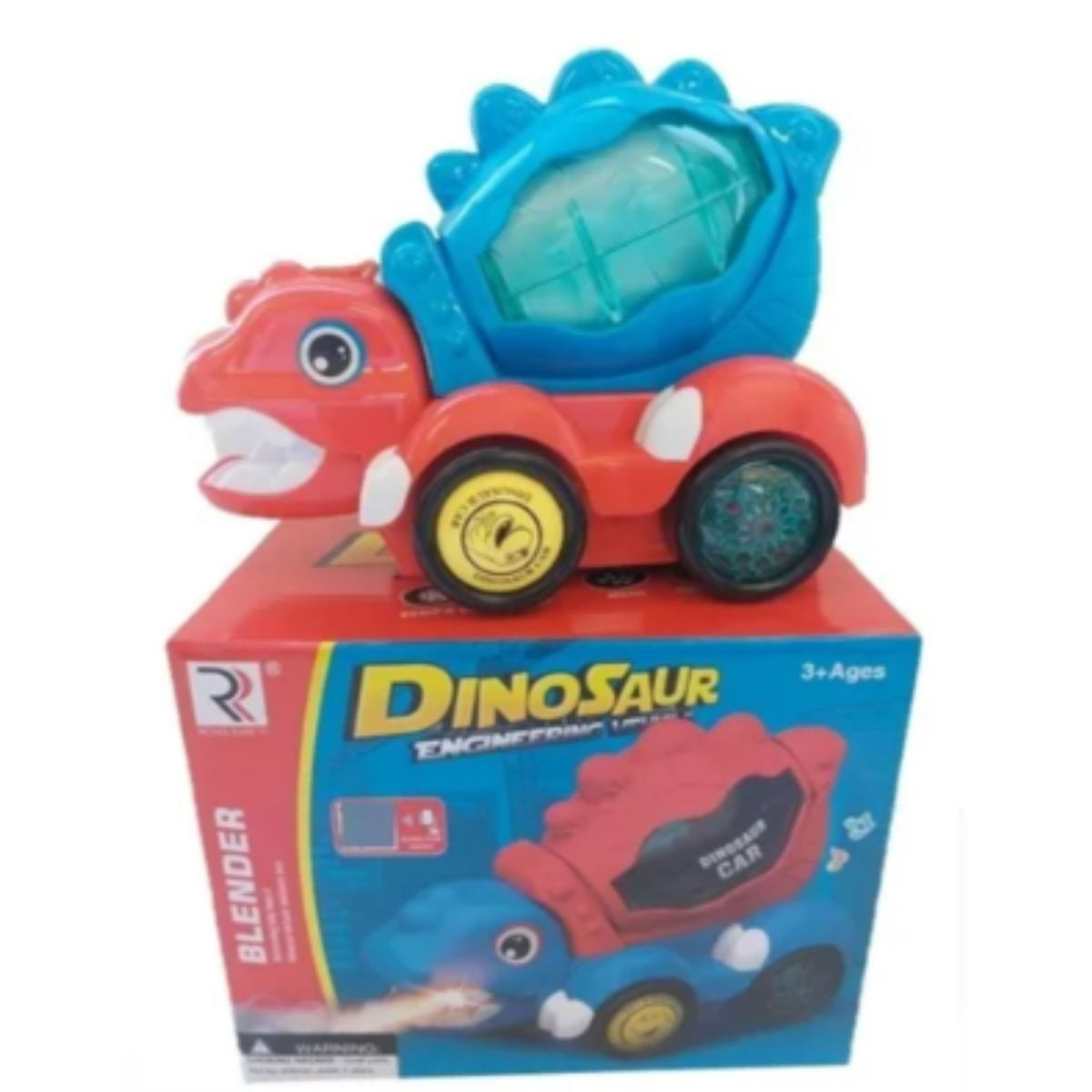OEM - Auto Dinosaurio Juguete Excavadora Luces Para Niños