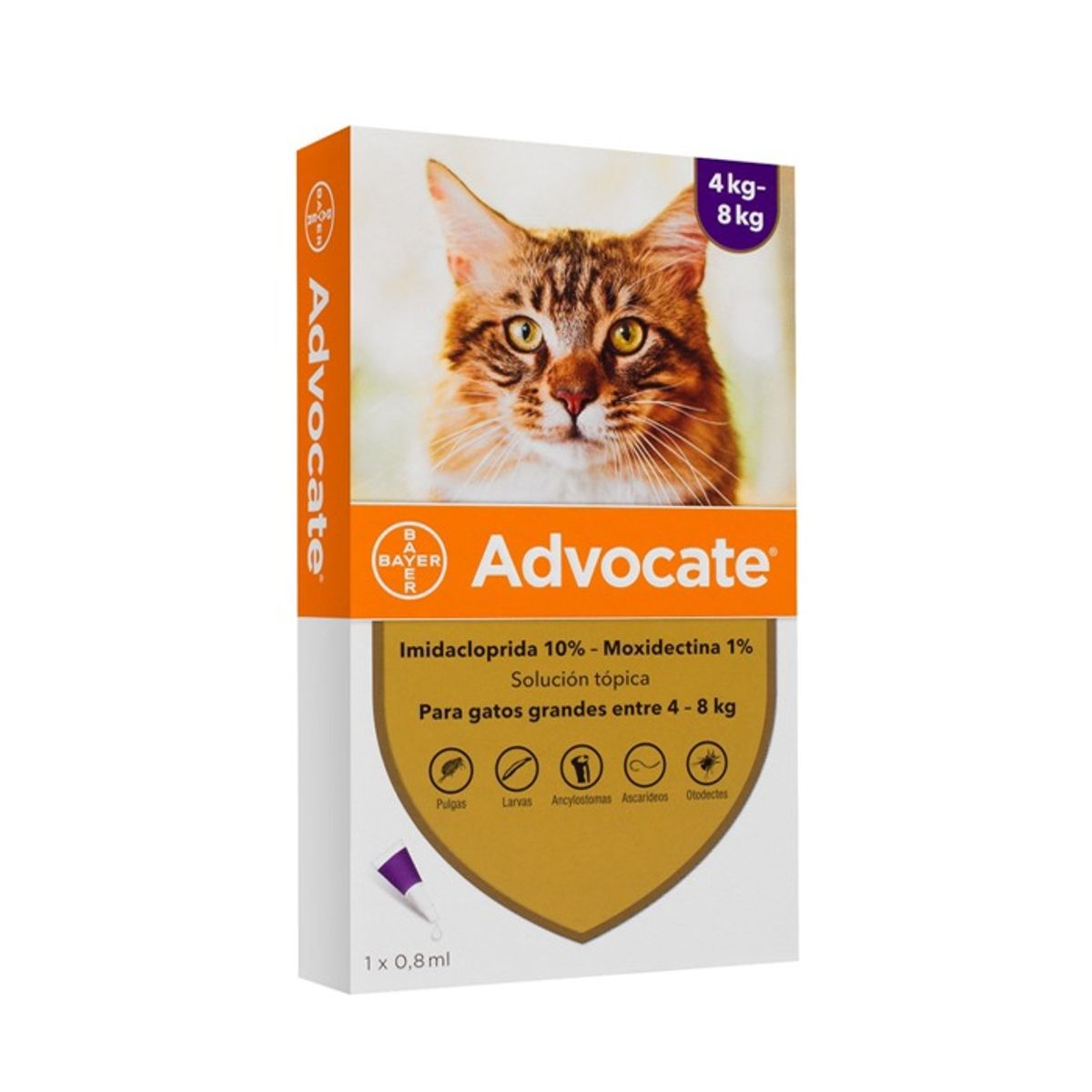 ELANCO - Advocate Pipeta para Gatos - de 4 a 8 kg