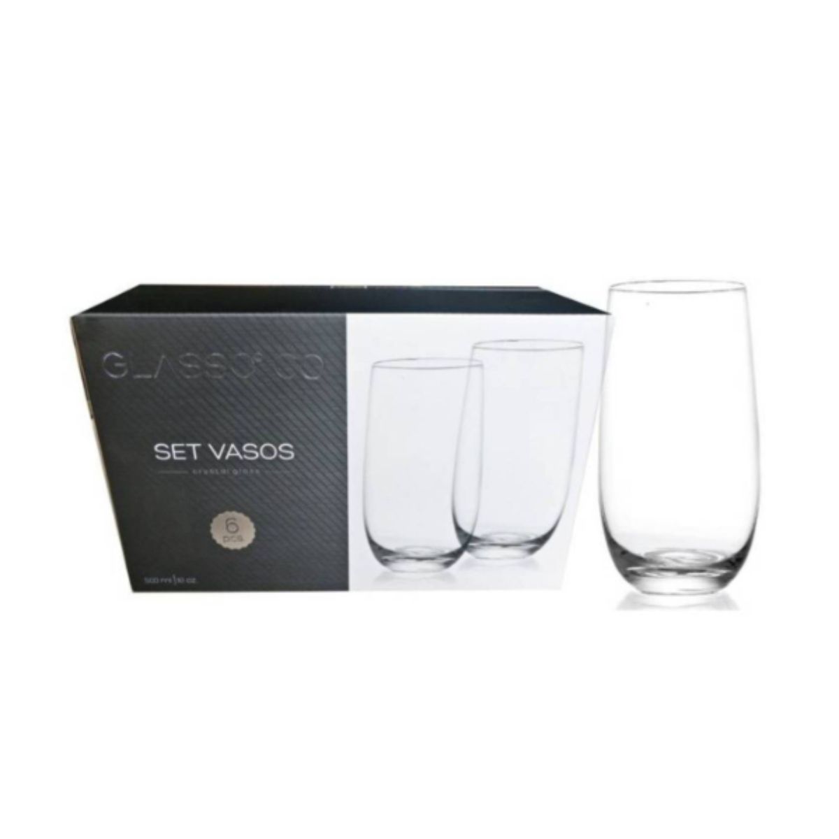 GLASSO - SET 6 VASO CRISTAL GLASSO